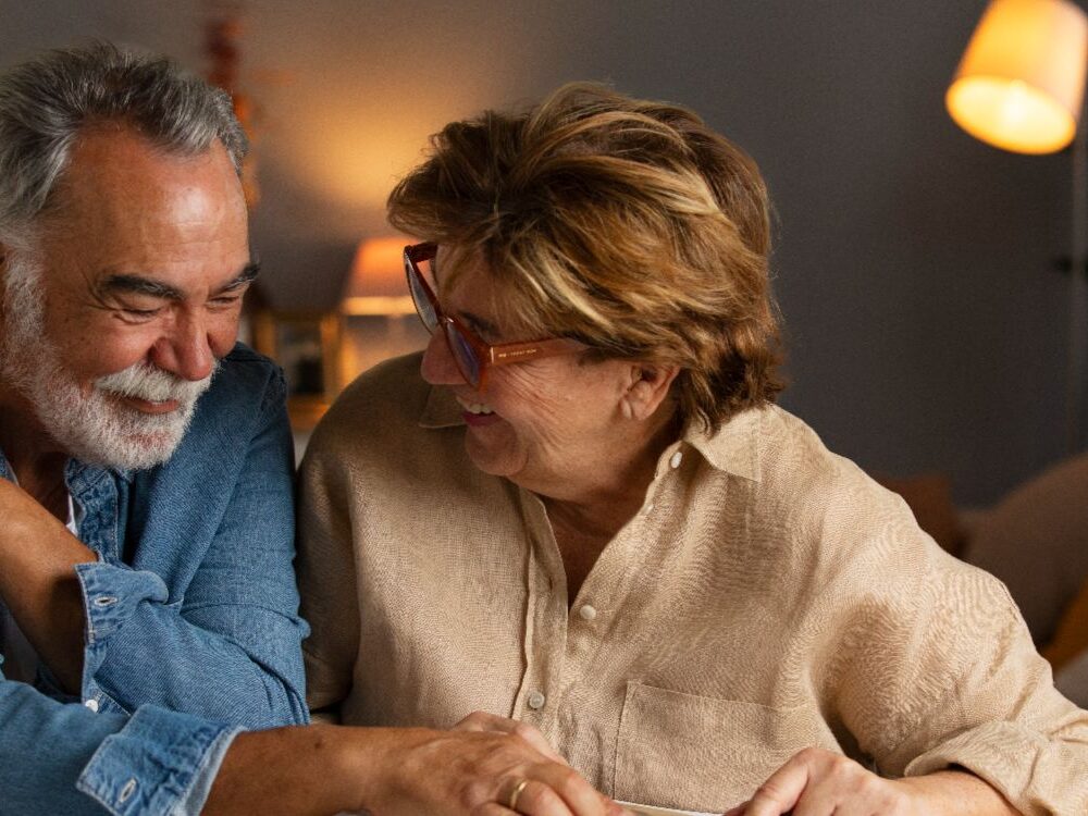 Couple going through their will